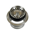 Matte Black/Polished Chrome Complete Stopper & Strainer Unit X6133
