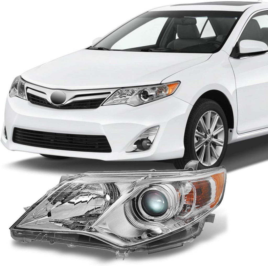 Chrome Clear Projector Headlight Passenger Right Side J33015