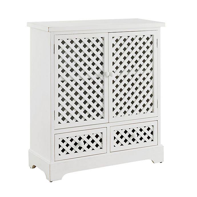 White 2-Door Storage Cabinet Q75620