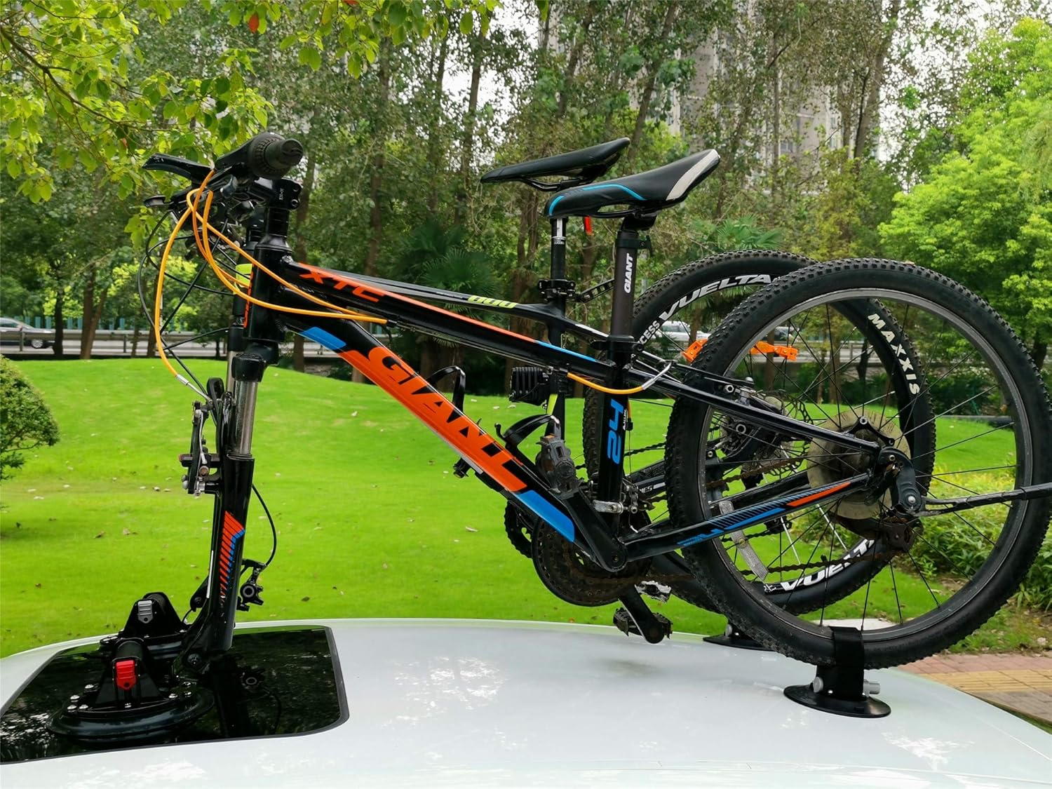 10 Vacuum Suction Cup Bike Rack for Car Roof B3427