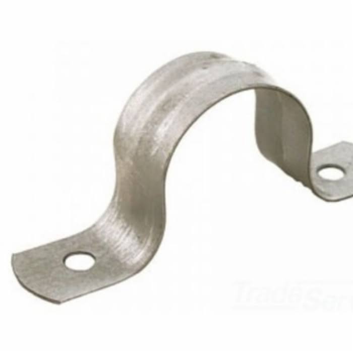 0.5 in. IPS Two-Hole Galvanized Pipe Strap, Pack of 150 B7408