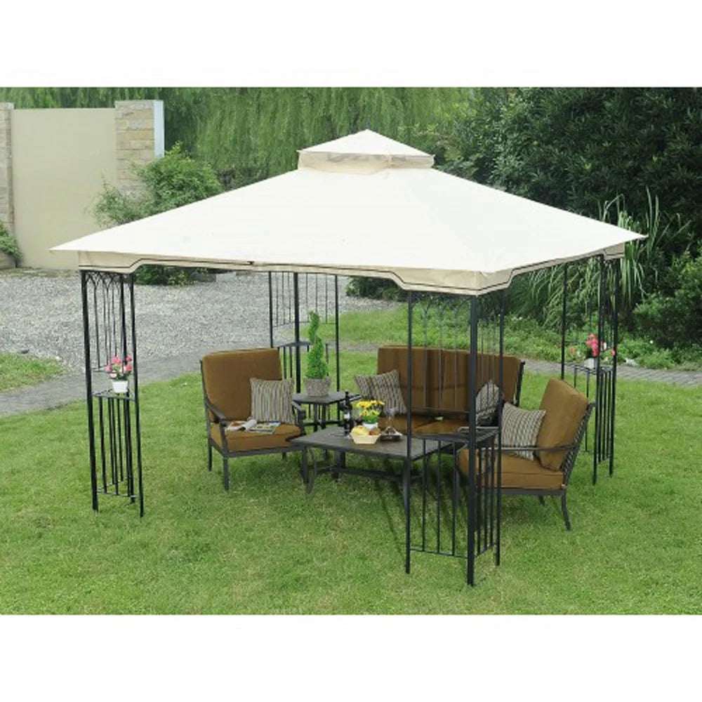 Beige Pop Up Canopy Gazebo W974909