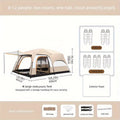10-Person All-Season Rainproof Camping Tent with 2 Bedrooms Z77036