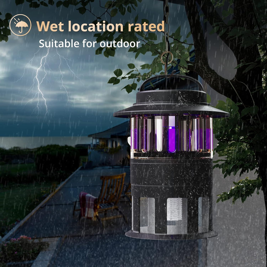 Mosquito Trap Indoor, Insect Trap for Flies, Gnat & Moth, Bug Zapper with 1000V Grid, Suction Fan, Pack of 2 X438673