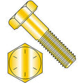 5/8-18 x 2-1/4x22 Hex Head Cap Screw Steel Zinc Yellow UNF Grade 8 25 Pk C644584