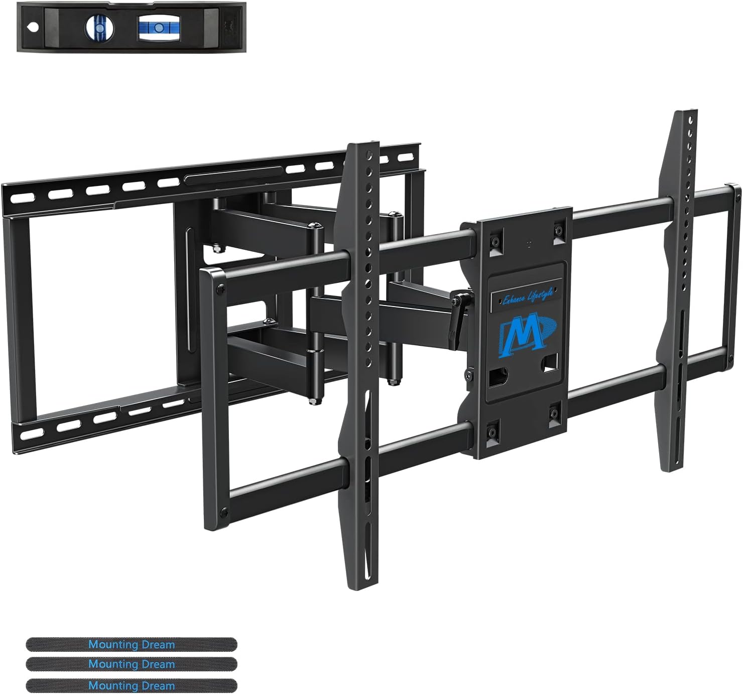 TV Wall Mount Full Motion for 42-84" TVs up to 132LBS, Max VESA 800x400mm D895287