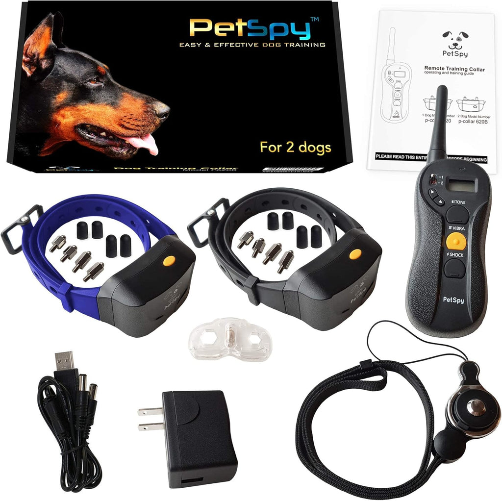 Waterproof Remote Dog Training Collar with Vibration, Electric Shock, Beep R319