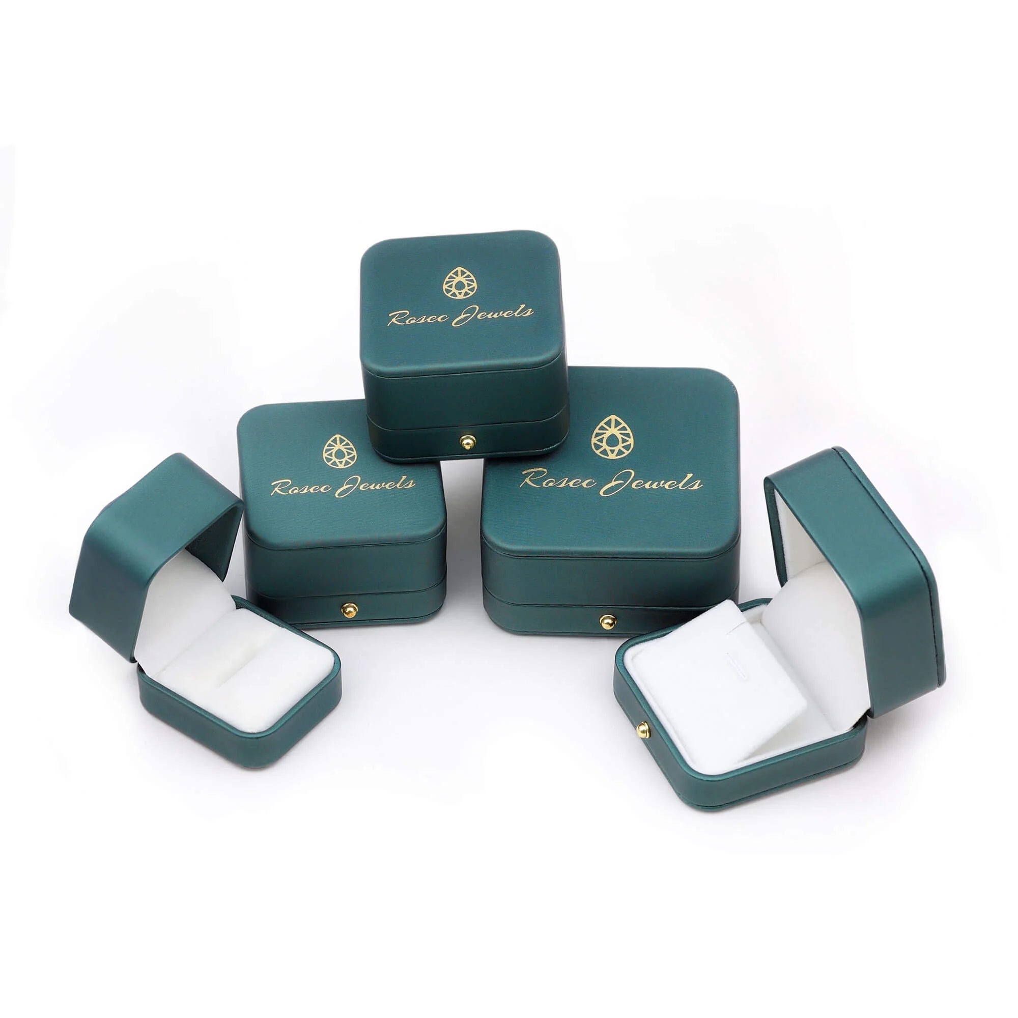 Lab Grown Emerald Solitaire Ring with Diamond, Princess Cut, 8 mm, 925 Sterling Silver, US 10.00 E804585
