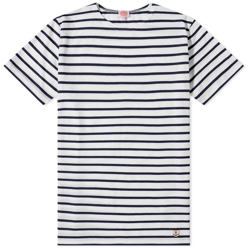 Navy White Mariniere Tee N7122
