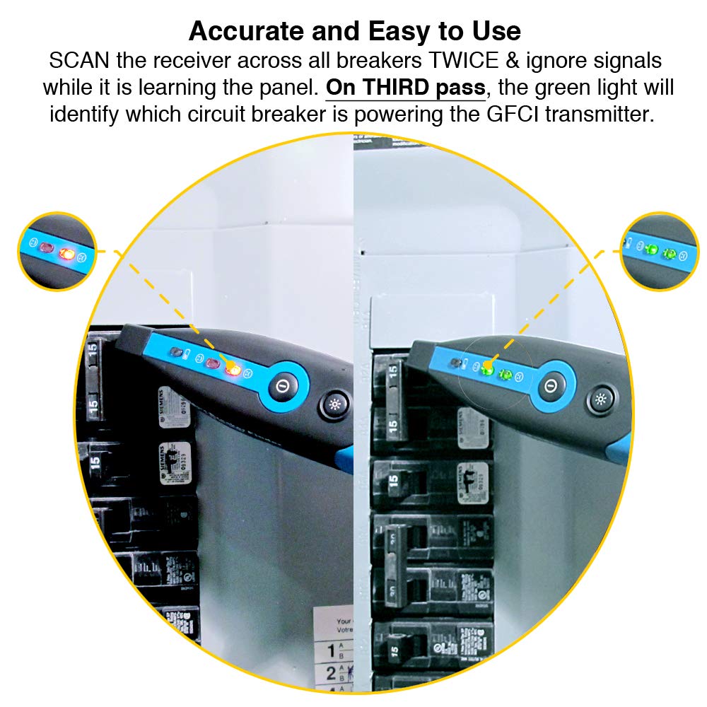 Circuit Breaker Finder with Flashlight L8130