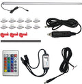 RGB LED Rear Glass Dome Light Bar for Hardtops Pack of 2 Z3760