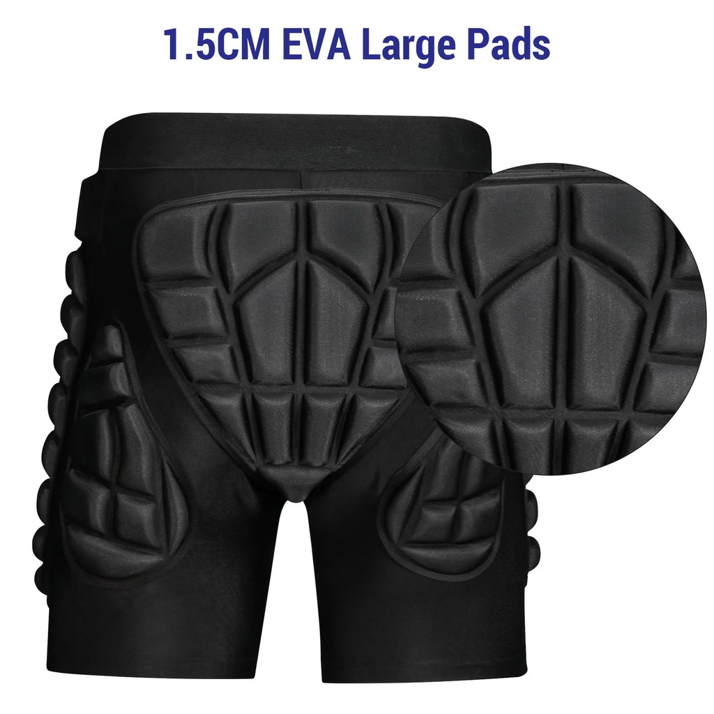 Waterproof Skateboarding Snowboarding Skiing Shorts with Knee Pads Set S44600