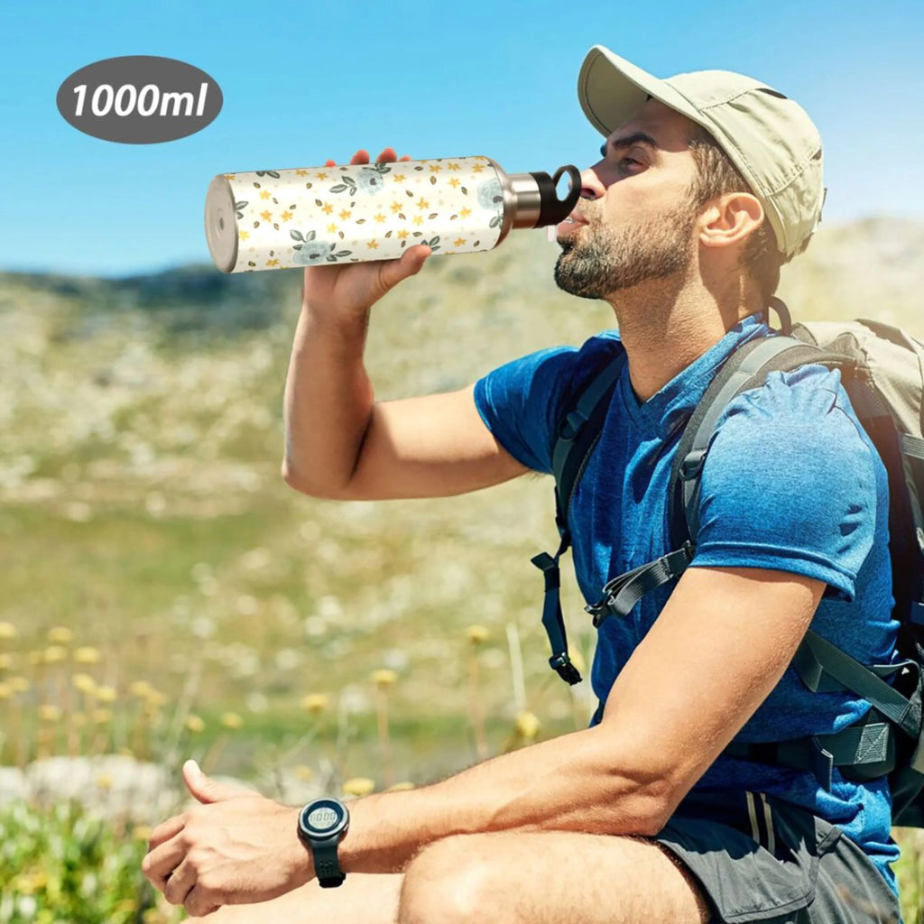Stainless Steel Insulated Water Bottle with Straw Lid O320