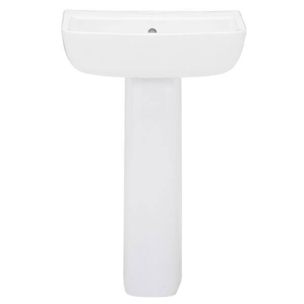 Pedestal Lavatory 1 Hole White J452812