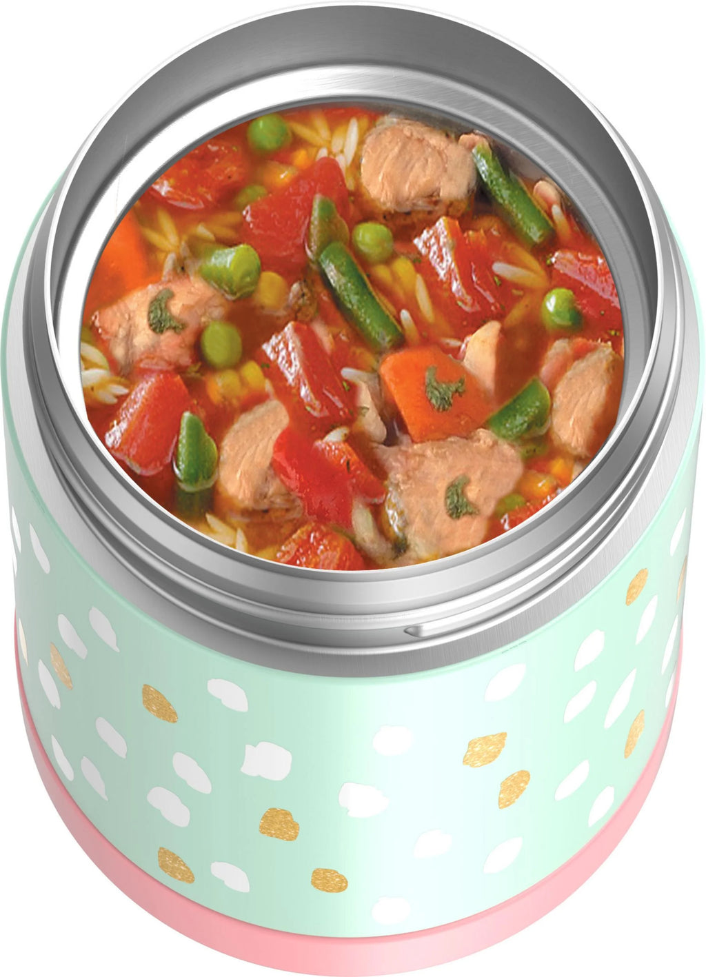16oz Stainless Steel Vacuum Insulated Food Jar with Spoon T811881