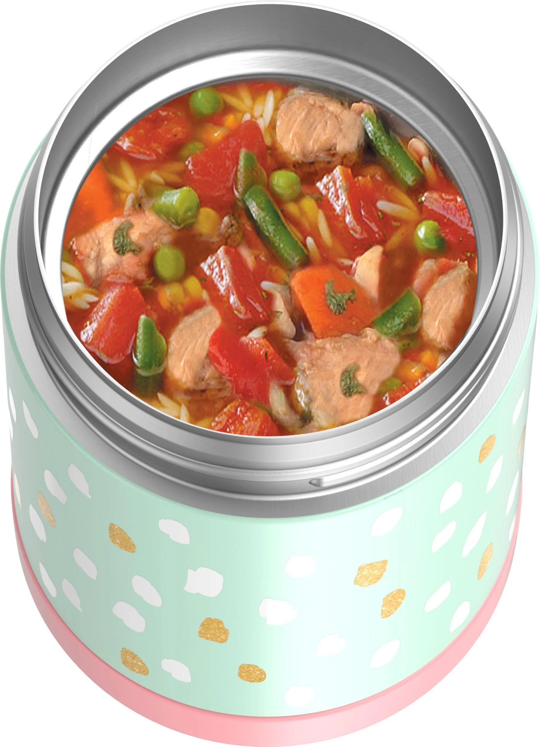 16oz Stainless Steel Vacuum Insulated Food Jar with Spoon T811881