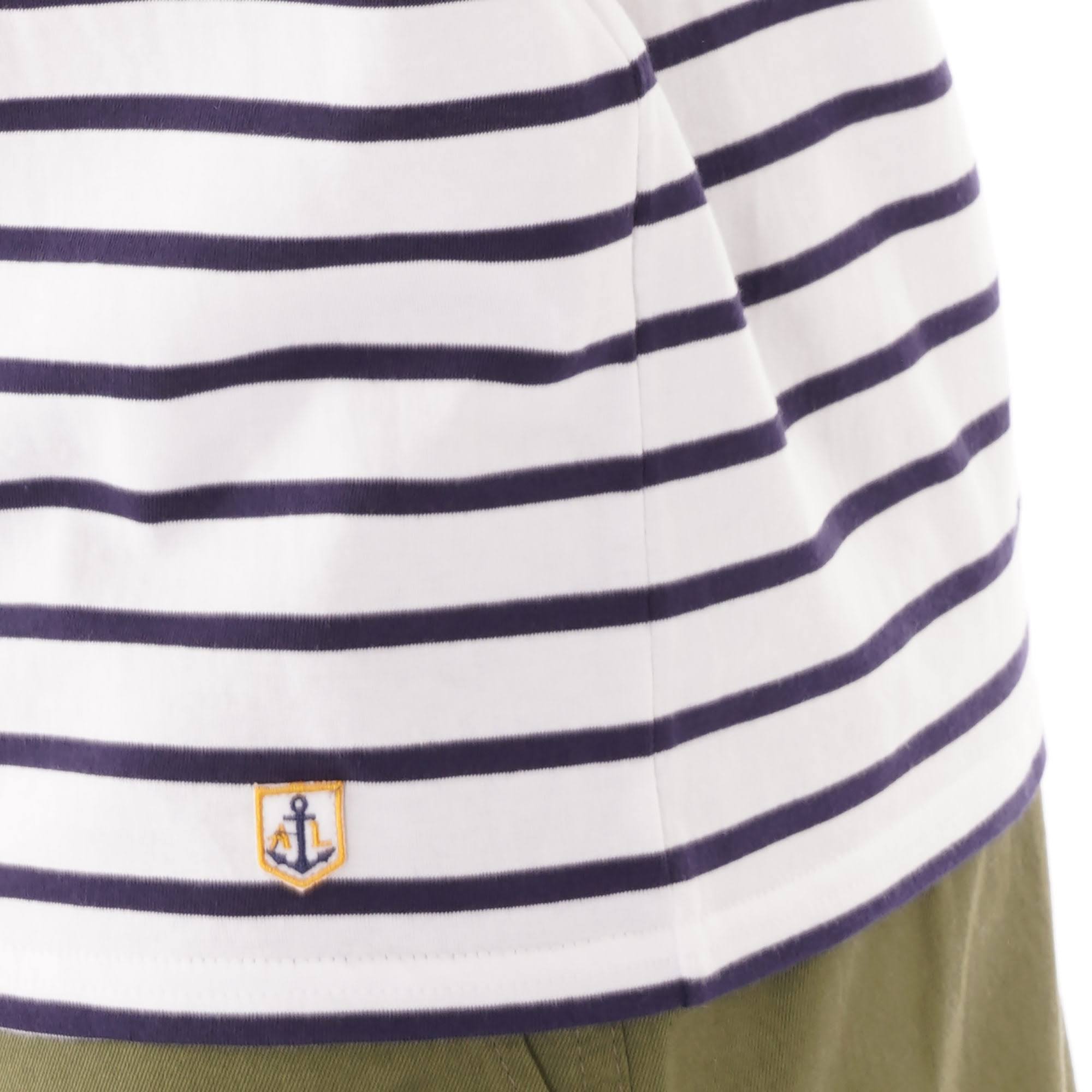 Navy White Mariniere Tee N7122