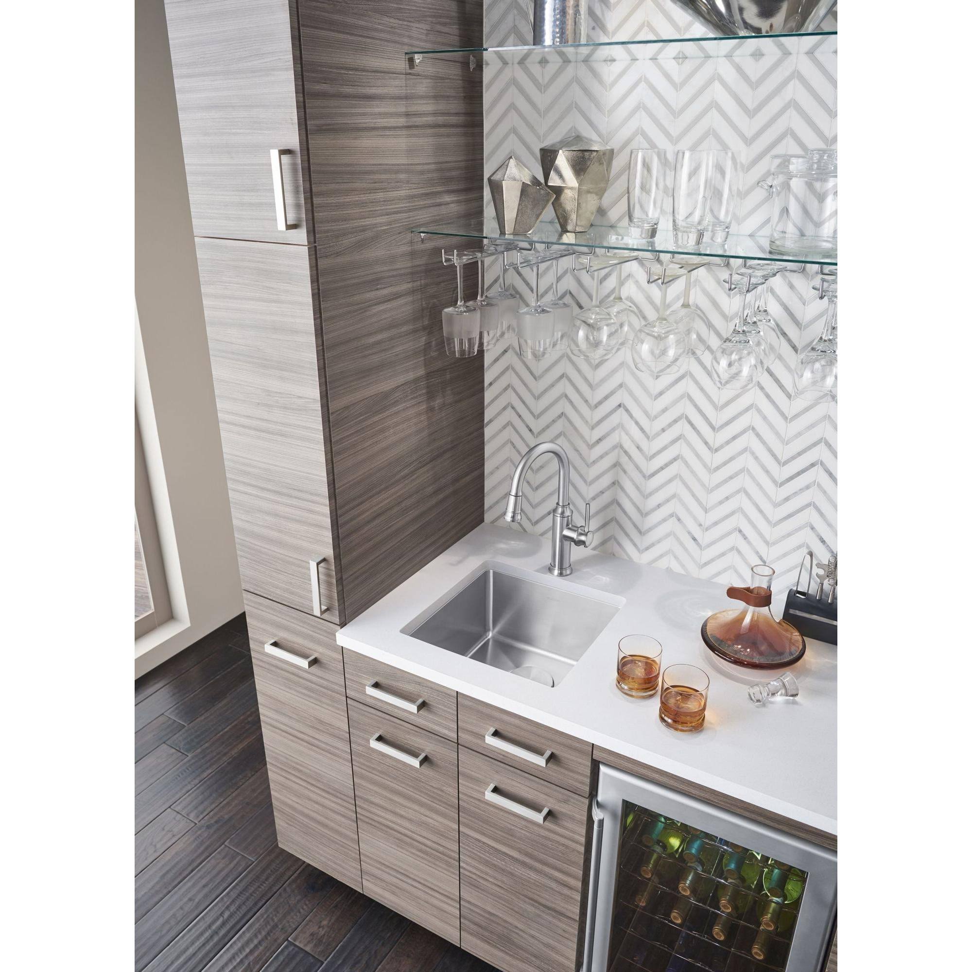 Chrome Pull-Down Bar Faucet R8691