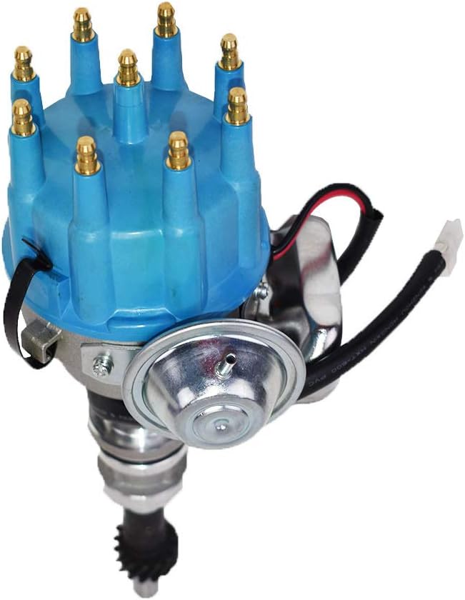Red Cap Complete Distributor for Small Block Ford 351W C27701