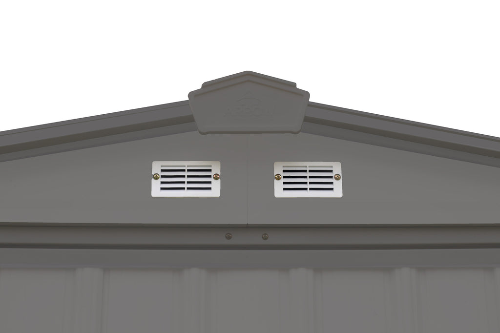 6 x 5 ft Galvanized Steel Storage Shed Q515487
