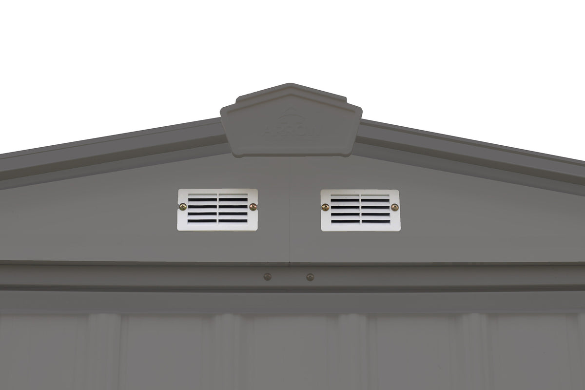 6 x 5 ft Galvanized Steel Storage Shed Q515487