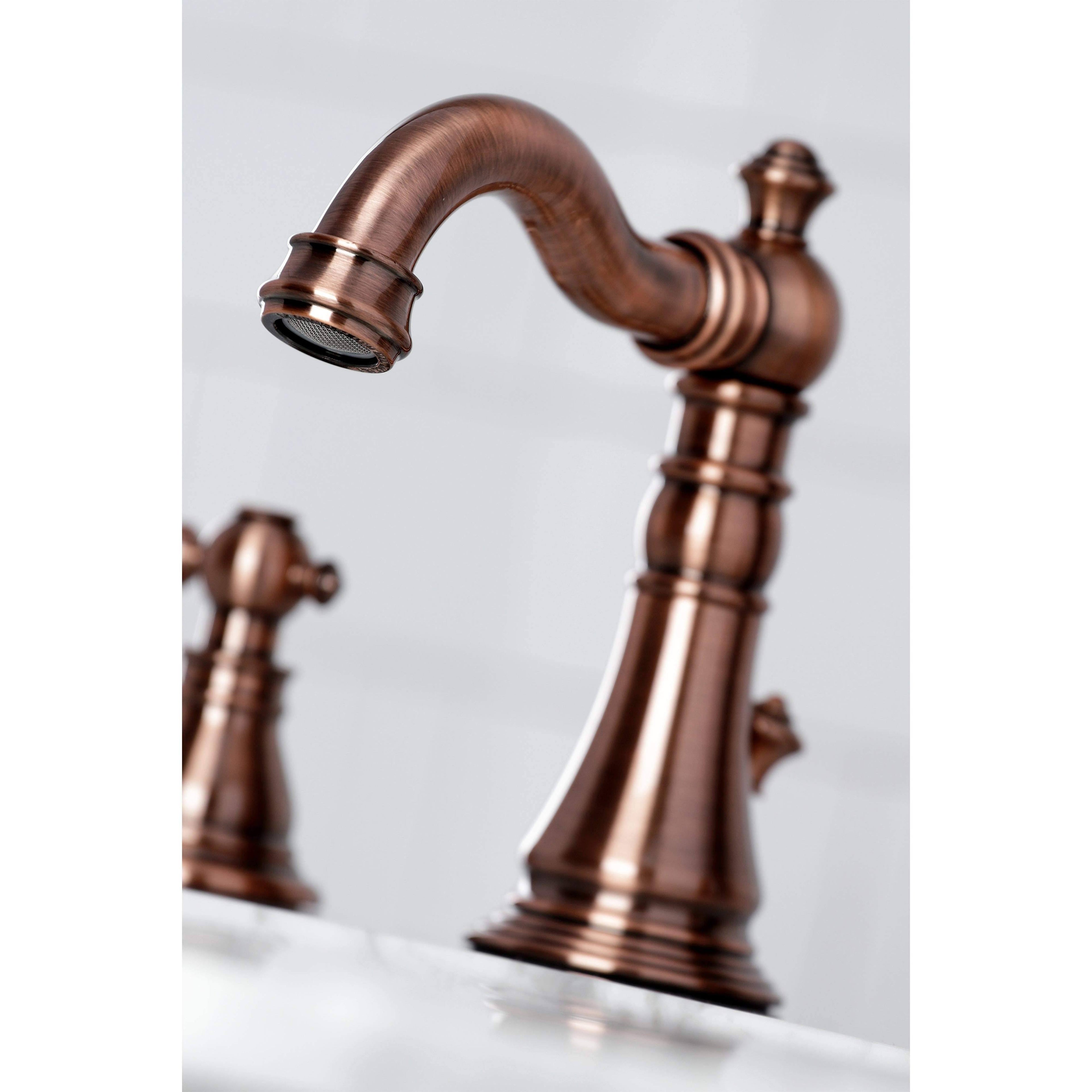 Antique Copper Widespread Bathroom Faucet M526
