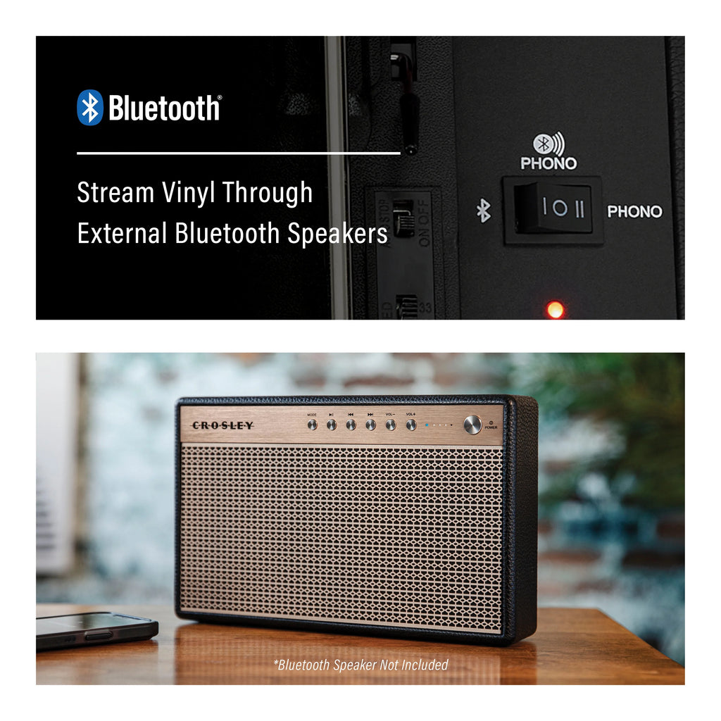 Vinyl Record Player with Bluetooth Speakers B72879