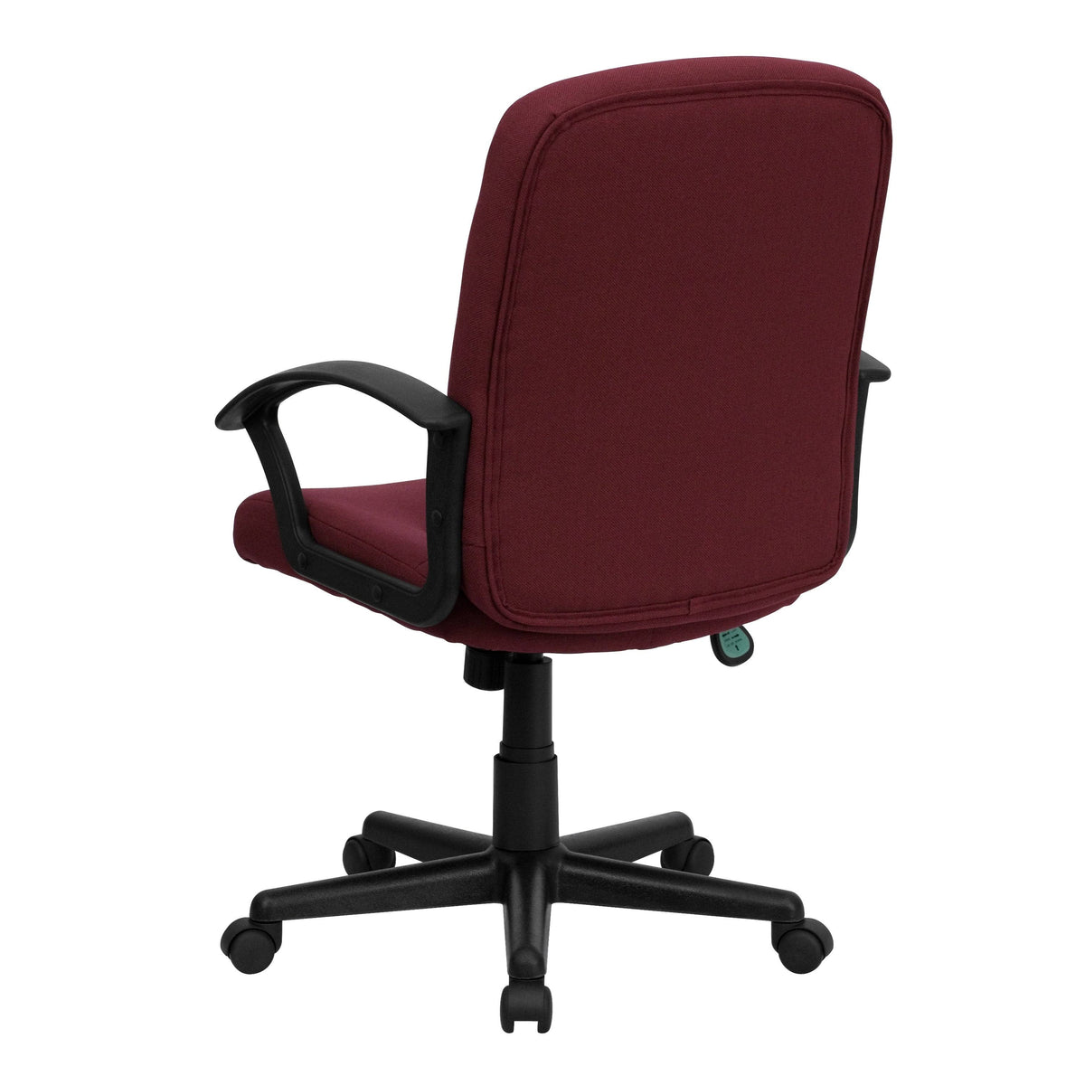 Navy Fabric Executive Swivel Office Chair with Nylon Arms S379