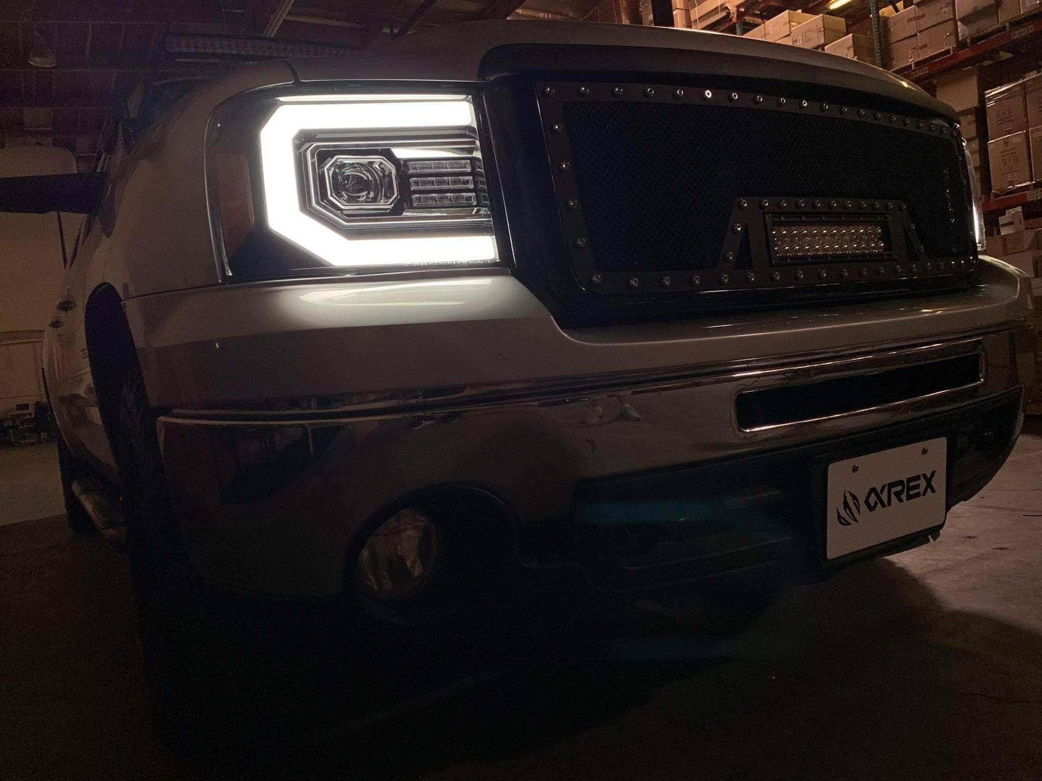 Projector Headlights Black D153