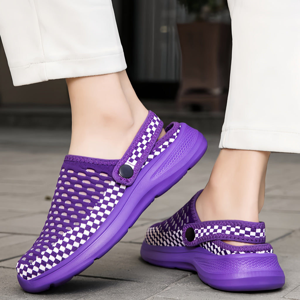Breathable Knit Mesh Slip-On Walking Shoes – Lightweight Casual Summer Loafers