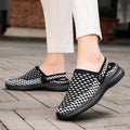 Breathable Knit Mesh Slip-On Walking Shoes – Lightweight Casual Summer Loafers