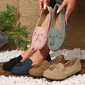 Casual Tassel Loafers for Women – Comfortable Suede Slip-On Flats