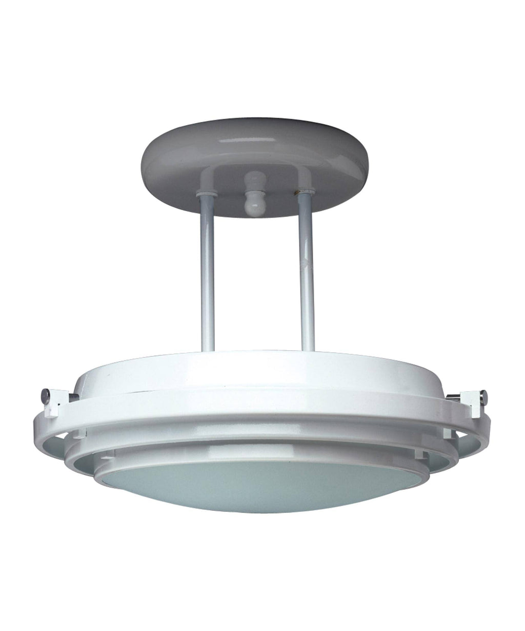 Black Semi Flush Mount Light T2600