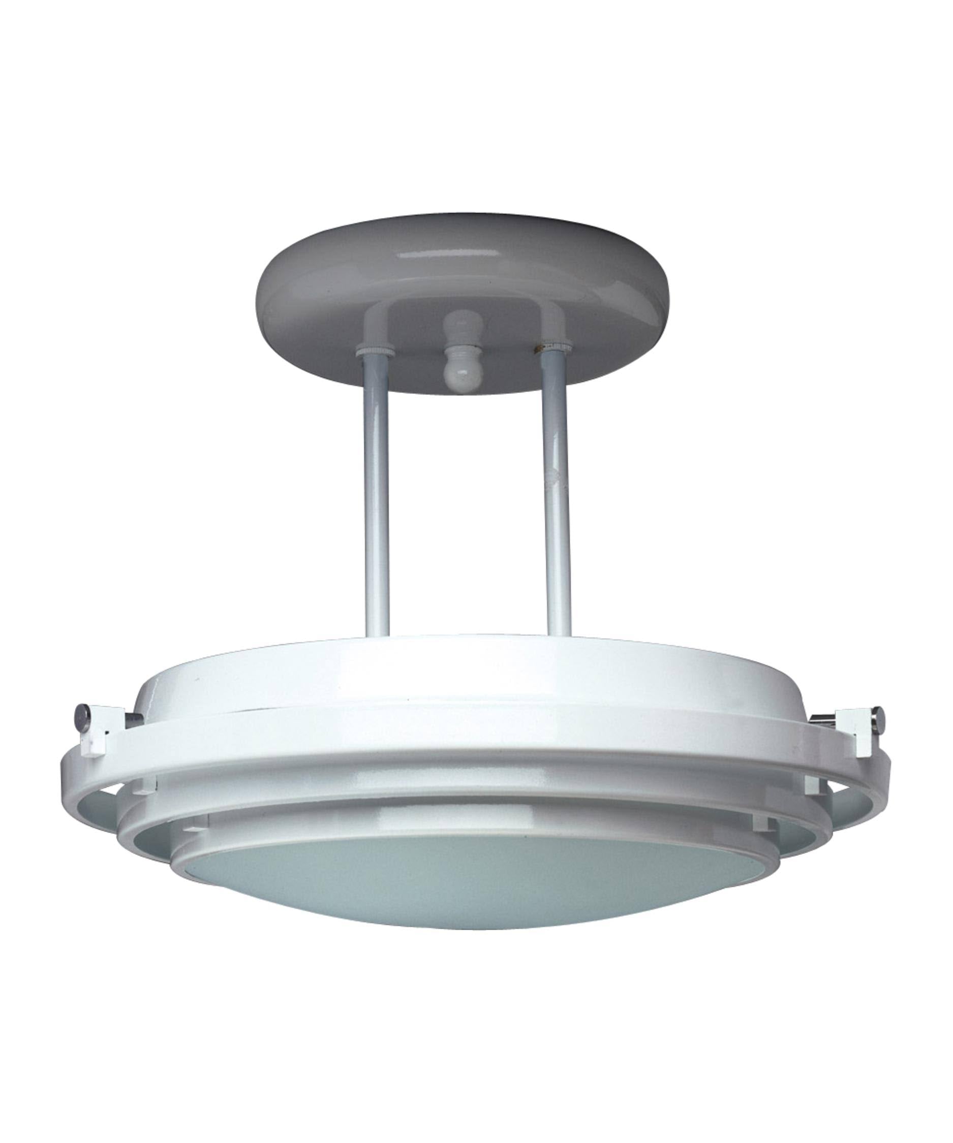 Black Semi Flush Mount Light T2600