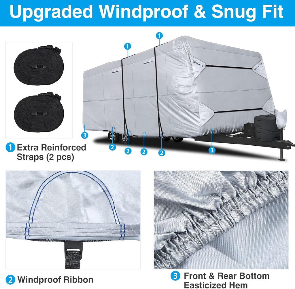 150D Waterproof Rip-Stop Camper Cover K3706