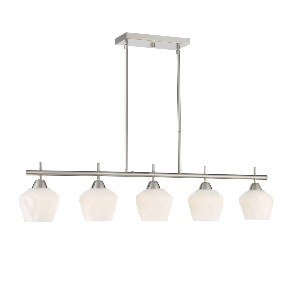 5 Light Island Brushed Nickel Finish Z862