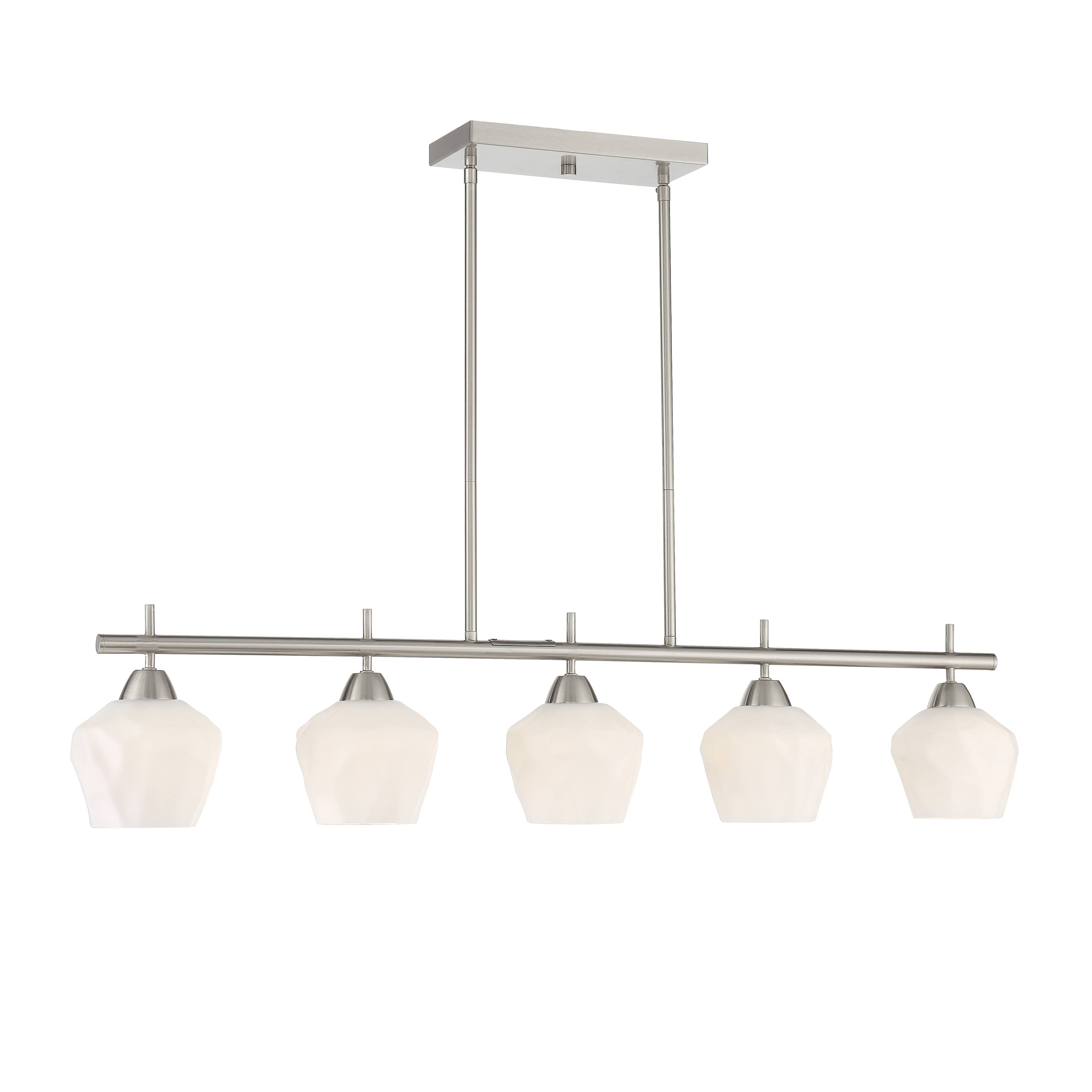 5 Light Island Brushed Nickel Finish Z862