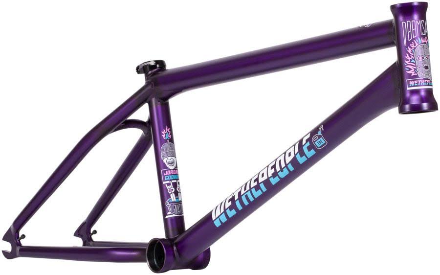 Matt Translucent Purple BMX Frame Z47311