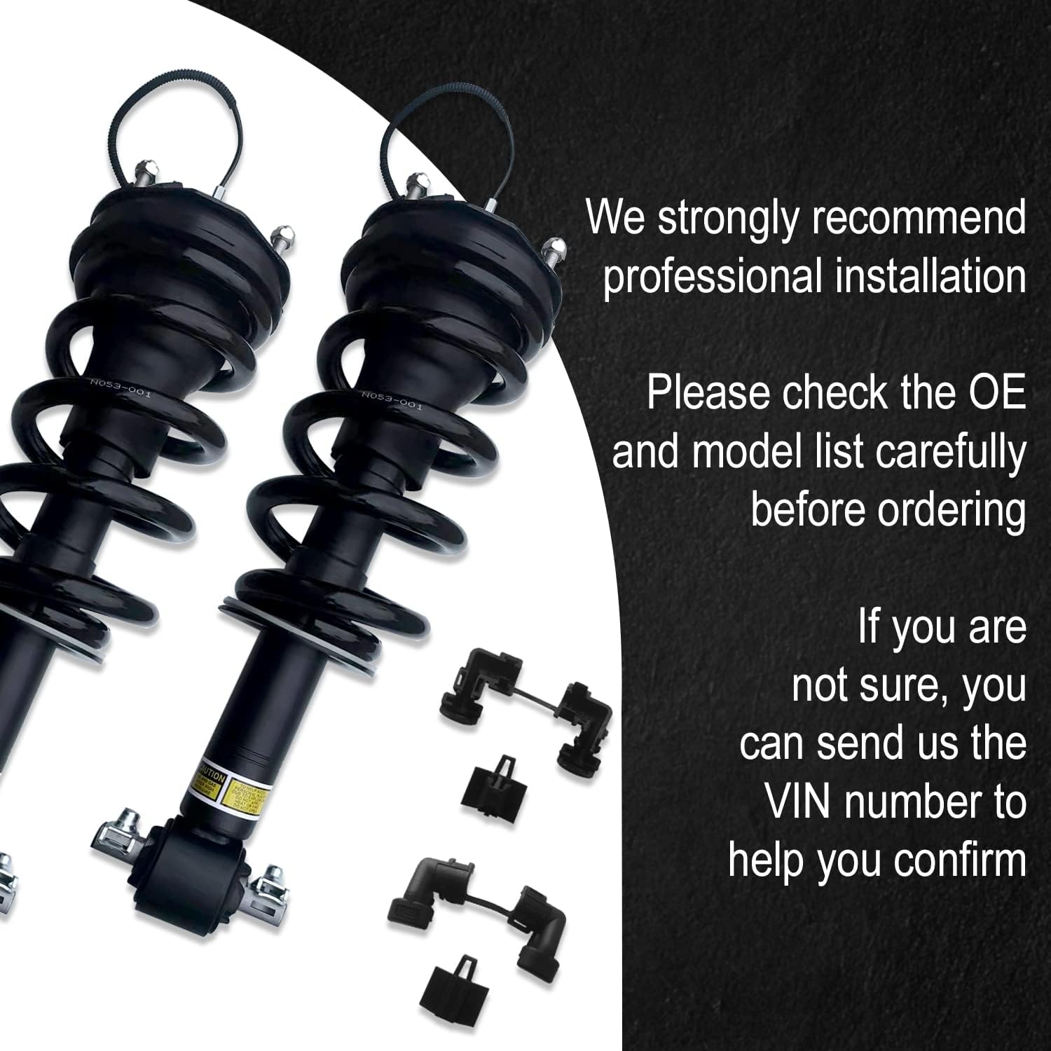 Pair Front Shock Absorber Strut Assembly S5475
