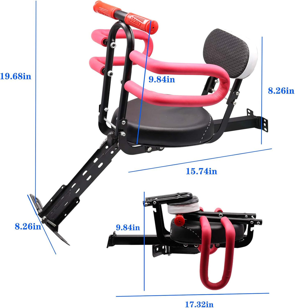 Foldable Front Mounted Children Bike Seats B24755