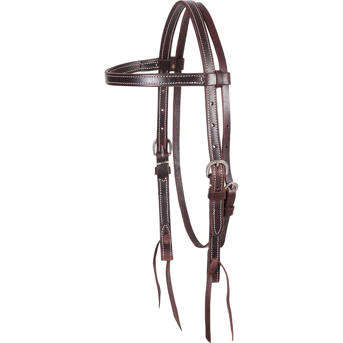 Doubled and Stitched Headstall F552