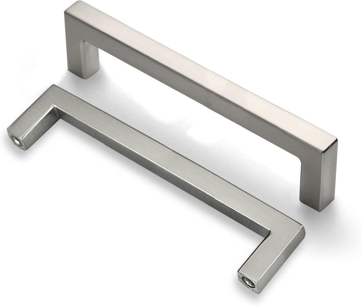 25-Pack Square Bar Pulls Cabinet Handle 5 Brushed Nickel P91170