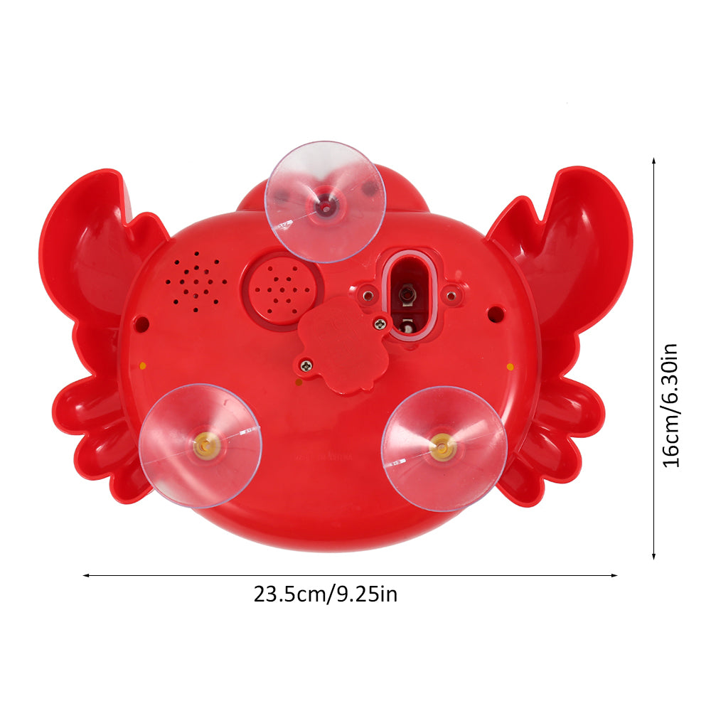 Red Crab Bubble Machine with Music V100