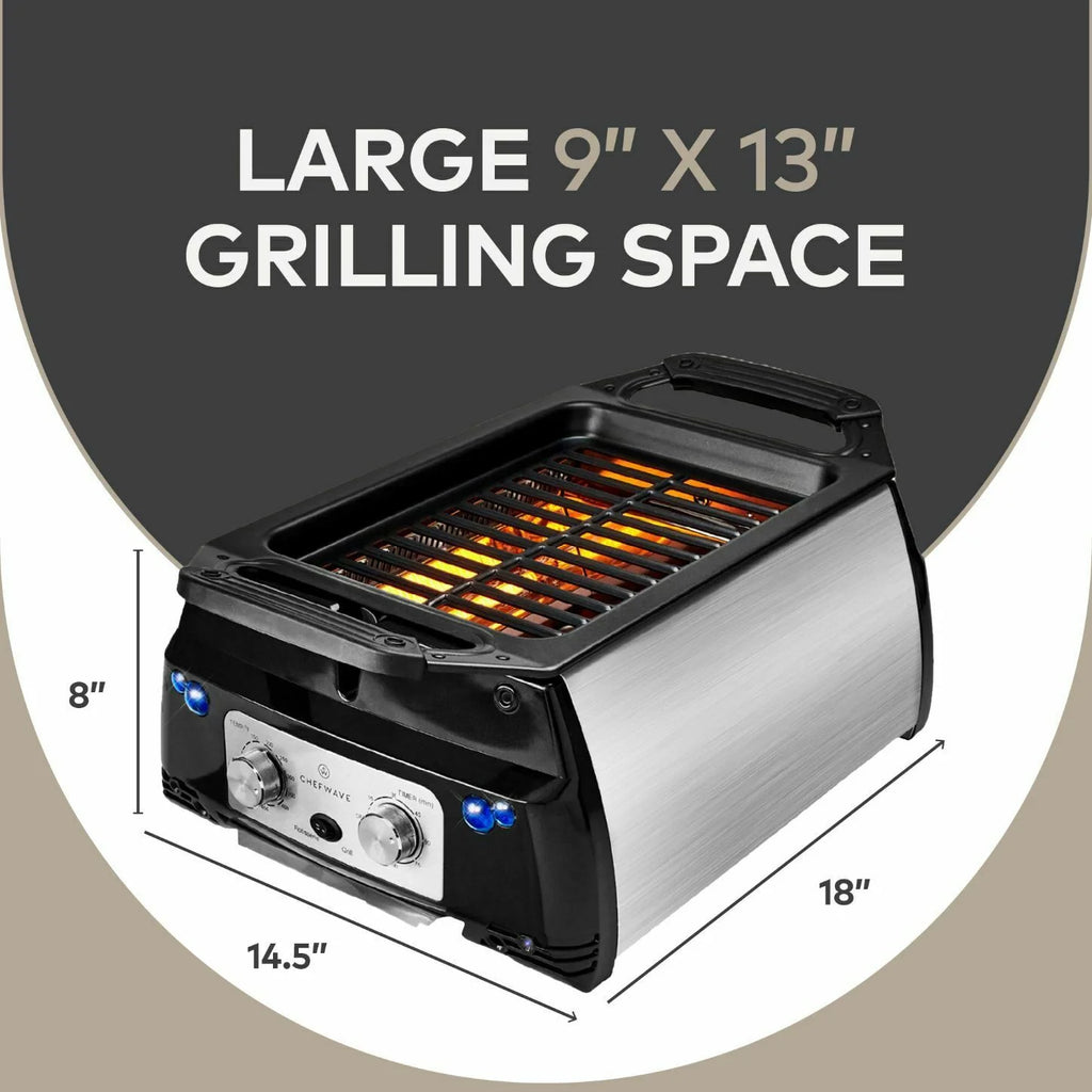 Indoor Tabletop Smokeless Infrared Grill P1328