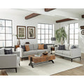 Light Gray 3-piece Fabric Living Room Set J943884