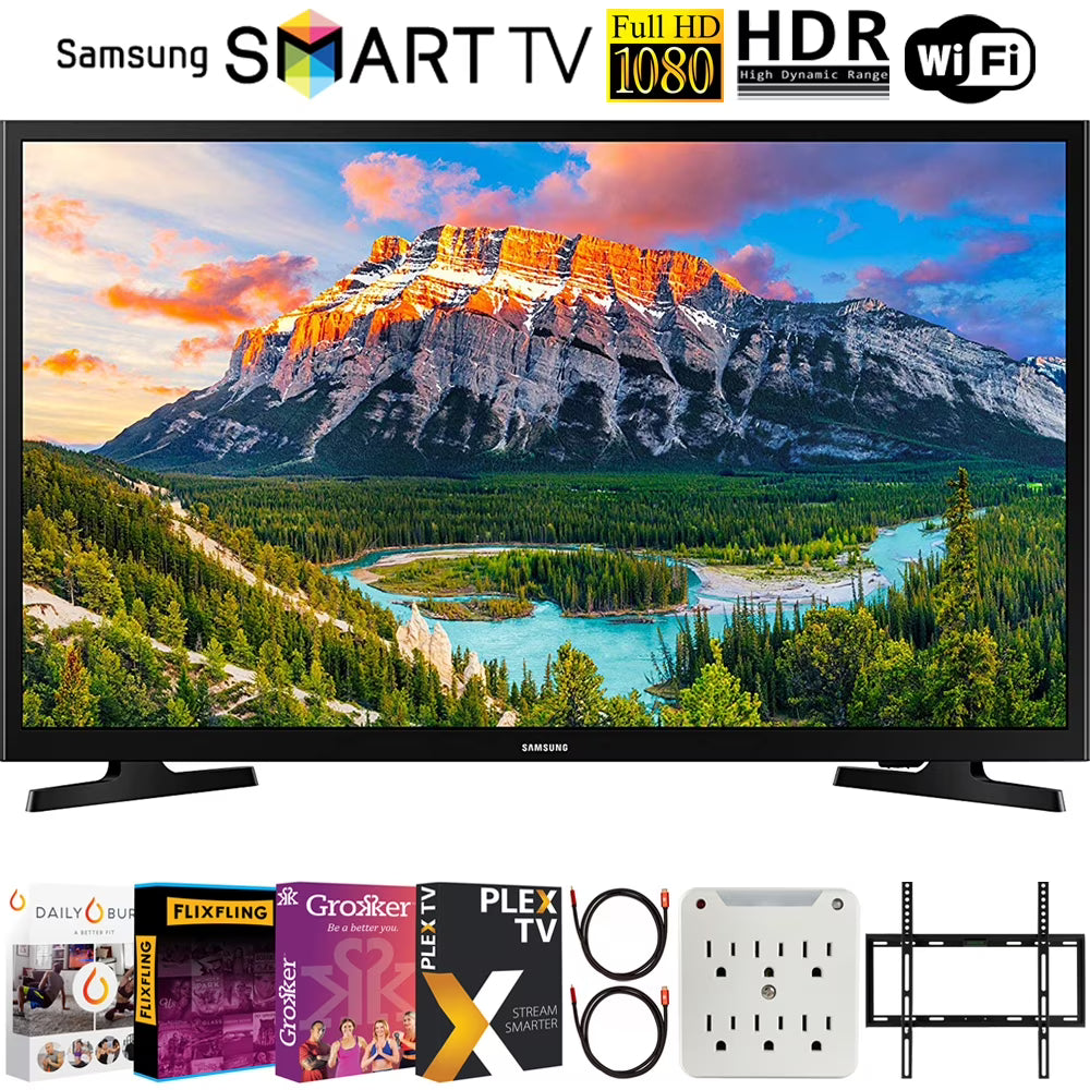 32-inch 1080p Smart LED TV with Flat Wall Mount Kit X333