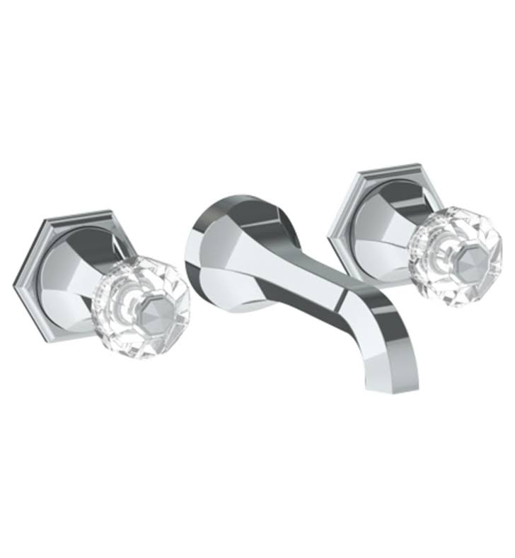 Wall Mounted 3 Hole Lavatory Set with Spout - Matte Black I347141