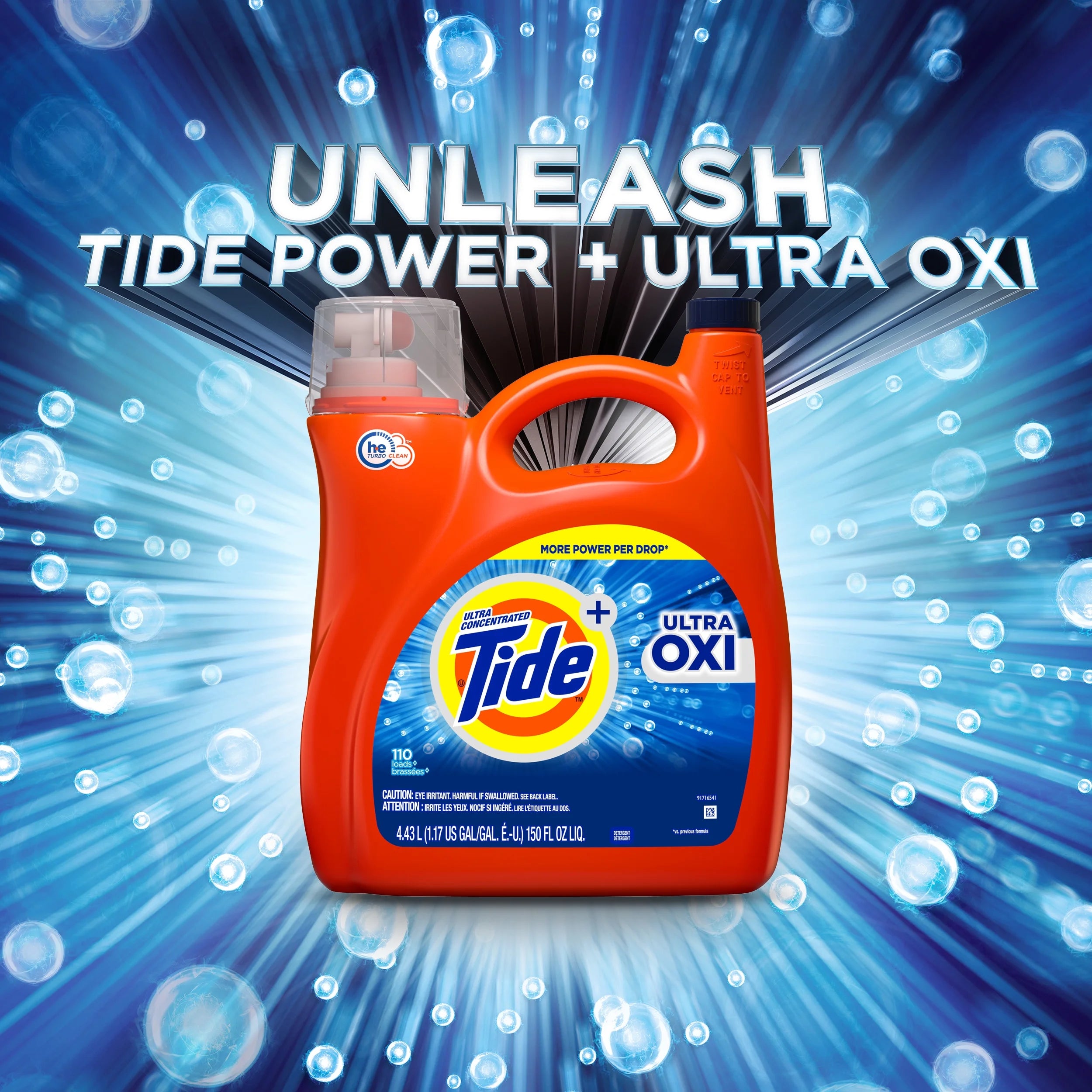 100 Loads Liquid Laundry Detergent, 154 fl oz D13152