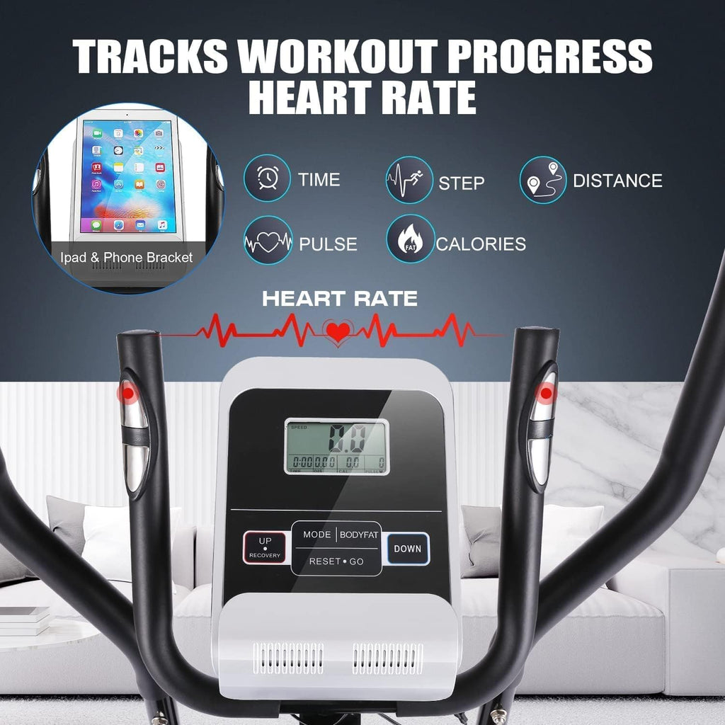 Elliptical Machine with Magnetic Resistance and 390 lbs Weight Capacity H115