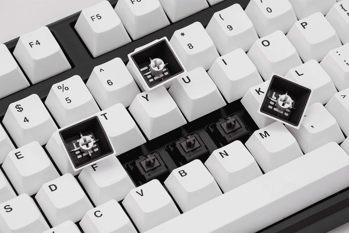 White OEM Profile 108 Keys PBT Keycaps with 6.25U Space Bar K456